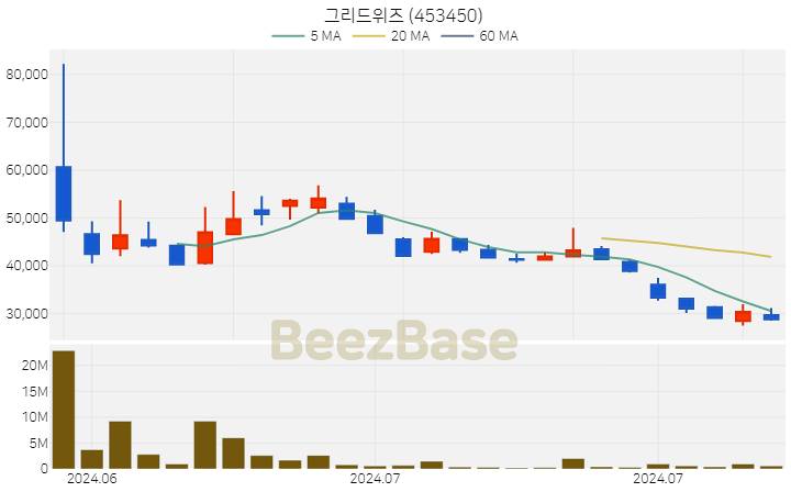 그리드위즈 주가 분석 및 주식 종목 차트 | 2024.07.19