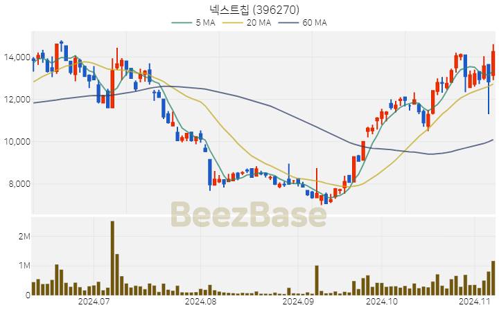 넥스트칩 주가 분석 및 주식 종목 차트 | 2024.11.07