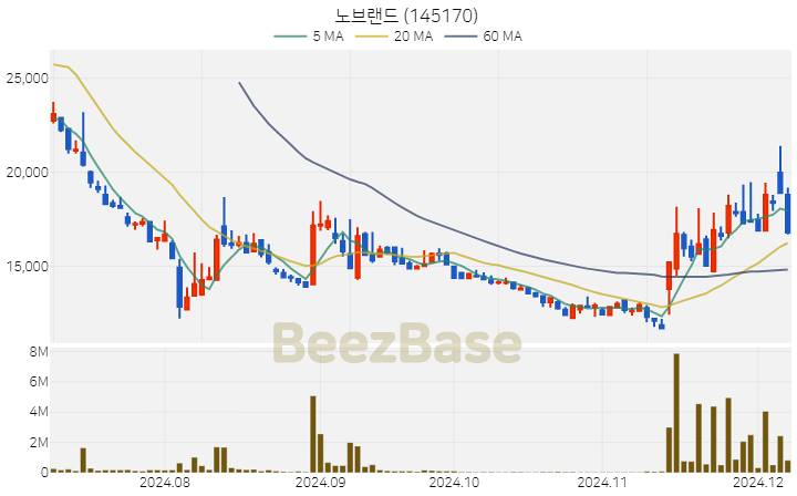 노브랜드 주가 분석 및 주식 종목 차트 | 2024.12.06