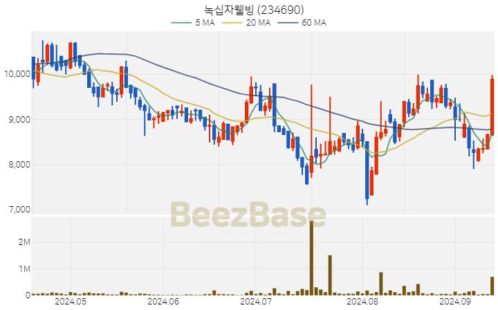 녹십자웰빙 주가 분석 및 주식 종목 차트 | 2024.09.12