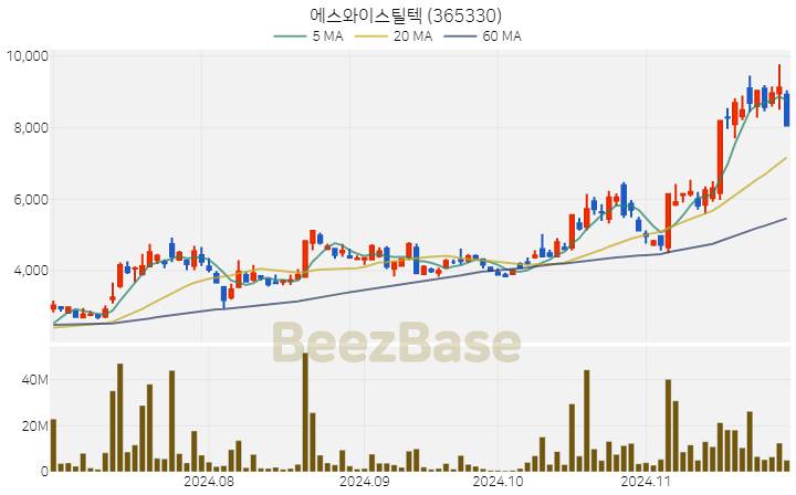 에스와이스틸텍 주가 분석 및 주식 종목 차트 | 2024.11.28