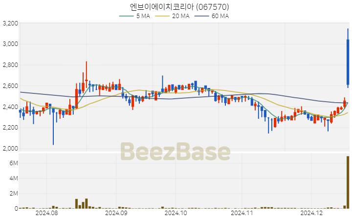 엔브이에이치코리아 주가 분석 및 주식 종목 차트 | 2024.12.17