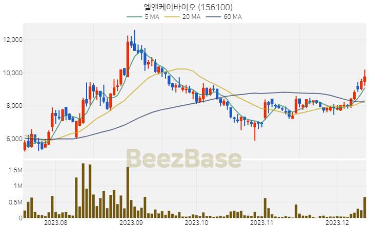 엘앤케이바이오 주가 분석 및 주식 종목 차트 | 2023.12.13