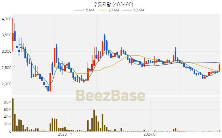 우듬지팜 주가 분석 및 주식 종목 차트 | 2024.02.20