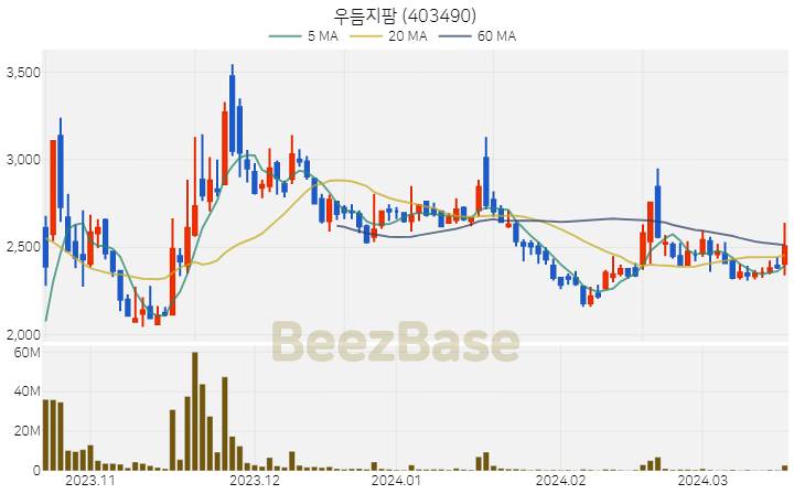 우듬지팜 주가 분석 및 주식 종목 차트 | 2024.03.19