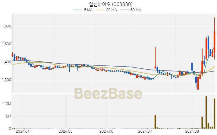 일신바이오 주가 분석 및 주식 종목 차트 | 2024.08.19