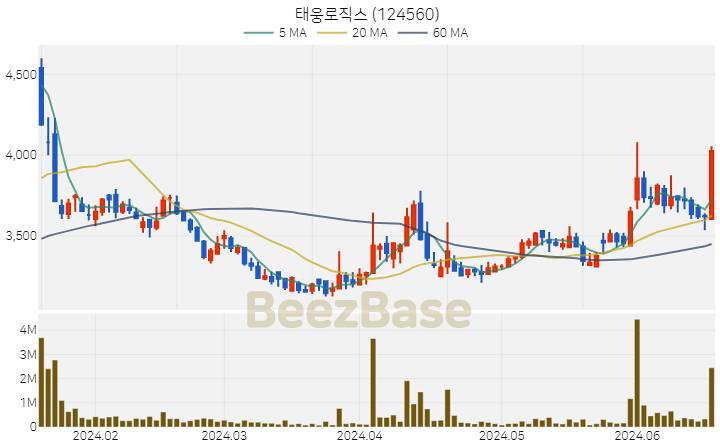 태웅로직스 주가 분석 및 주식 종목 차트 | 2024.06.19