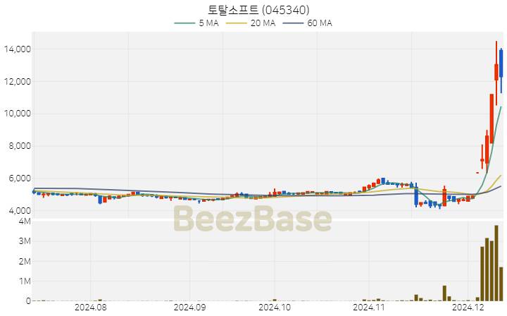 토탈소프트 주가 분석 및 주식 종목 차트 | 2024.12.11