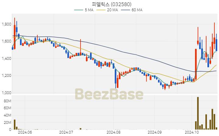 피델릭스 주가 분석 및 주식 종목 차트 | 2024.10.22