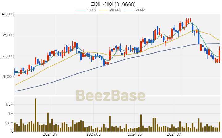 피에스케이 주가 분석 및 주식 종목 차트 | 2024.07.31